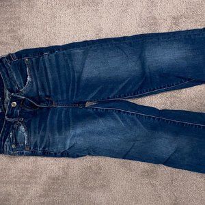 American Eagle HI-RISE cropped flare jean